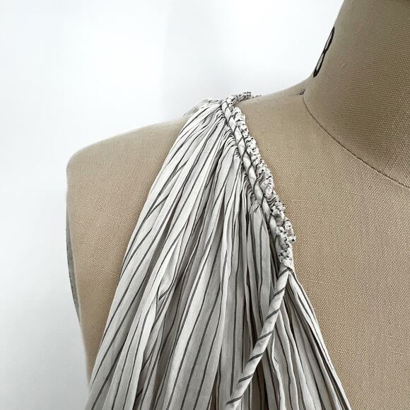 Vintage 3.1 Phillip Lim Striped Sleeveless Grecian Tie-Waist Dress size 10 - Picture 5 of 10